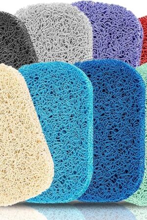 8Pcs Soap Saver Pad, Soap Savers for Bar Soap Bathroom Soap Dishes Self Draining Pads for Soap Lift Dish, Soap Holders for Bathroom (8 Colors)