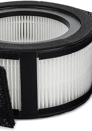 Crane Genuine Air Purifier Replacement Filter For Model EE-5067, HS-1944 HEPA Air Filter Replacement, Pack Of 1, 3-Stage Filtration For Better Indoor Air Quality