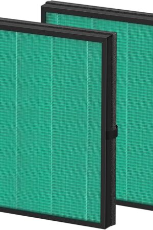 2-Pack MK04 Air Filter Replacement, Compatible with MK04 MG04JH Air Purifier Models, 4-in-1 H13 True HEPA Filter for Pet Dander, Dust, Pollen, and Hair – Pet Dander Version