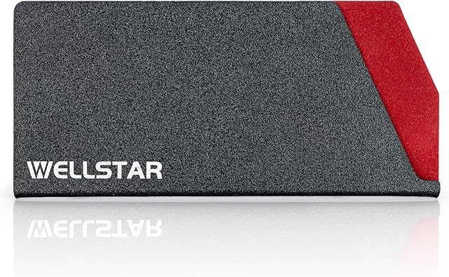 WELLSTAR Big Knife Edge Guard, Wide Meat Cleaver Knife’s Blade Covers, BPA Free ABS Protective Blade Sheath, Non-Scratch Felt Lining Butcher Chef Knife Cover (Knives not included)