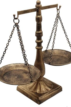 Vintage Style Metal Libra Jewelry Display Tray Cosmetic Organizer Storage, Bronze