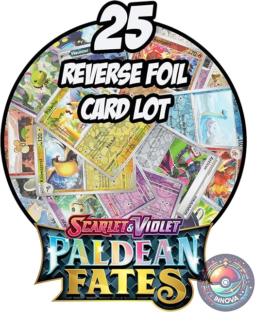 The Paldean Fates – Pokemon 25 Reverse Foil Card Lot