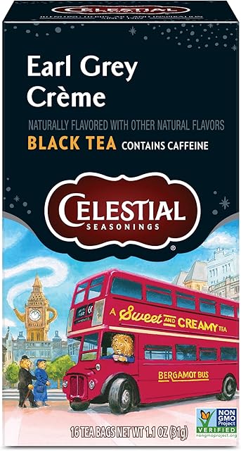 Celestial Seasonings Earl Grey Creme Black Tea 16 tea bags