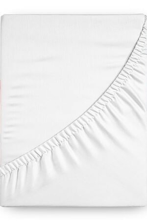 Ashton Sheets Luxury Egyptian Cotton King Fitted Sheet Only - 1000-Thread-Count 16" Deep Pocket King Fitted Sheet, Soft, Smooth, Cooling, Sateen Weave, Extra Long Staple King Size Fitted Sheet - White