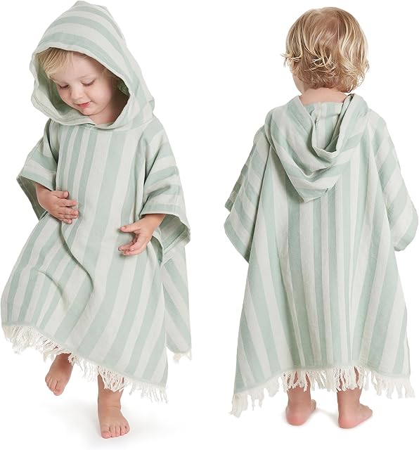 ZICOTO Hooded Beach Towel Poncho Made of Premium Cotton