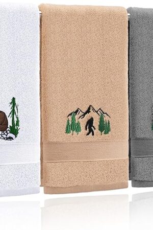 3 Pcs Hand Towels Bathroom Towels 100% Cotton 13.3 x 29.5''