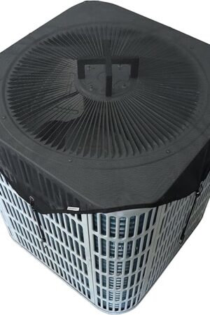 Central Air Conditioner Covers for Outside 36'' X 36'', Mesh AC Covers for Outside Unit, Breathable AC Conditioning Condenser Compressor Cover with AC Stand Support - Top Universal Defener