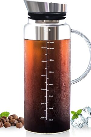 Aquach Cold Brew Coffee Iced Tea Maker Fruit Pitcher