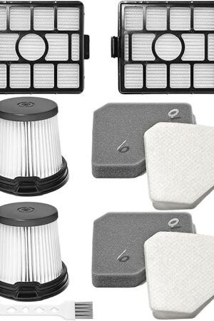 BU3523 BU3521 BU3120 HEPA Filter Replacement Compatible with Shark BU3521 Clean Lightweight Cordless Stick Cleaner, Shark BU3523 Clean and Empty Cordless Stick Vacuum and Auto Empty System (2 Pack)