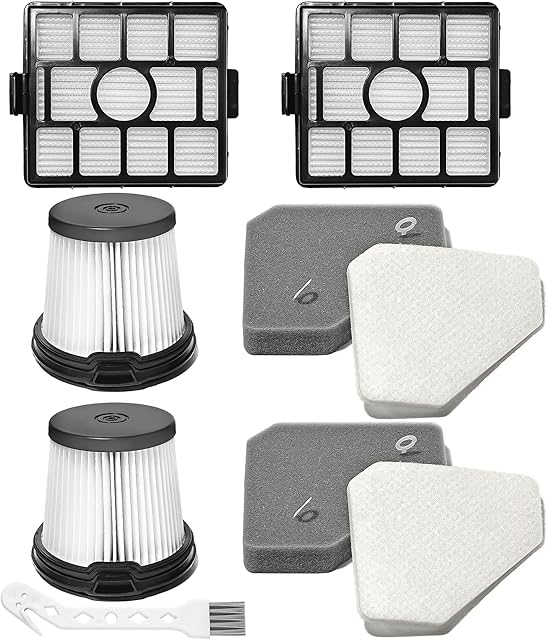 BU3523 BU3521 BU3120 HEPA Filter Replacement Compatible with Shark BU3521 Clean Lightweight Cordless Stick Cleaner, Shark BU3523 Clean and Empty Cordless Stick Vacuum and Auto Empty System (2 Pack)