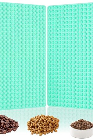 2 Pack 468-Cavity Mini Round Silicone Molds, Mini Dog Treat Mold Silicone,Chocolate Drop Mold,Semi Sphere Gummy Candy Molds for Small Jelly (Mini Round Shaped)