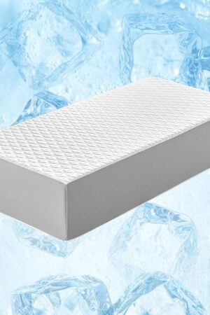 Cooling Cube Pillow for Side Sleepers, Square Memory Foam Side Sleeper Pillow Firm Soft Double-Sided Supportive, Support Head Cervical Pillow for Neck Shoulder Pain, 24"x12"x5"