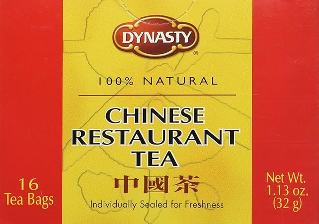 Dynasty Chinese Restaurant Tea, 100% Natural, Pack of 16 Teabags | Net Weight 1.13 oz. (32g)