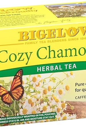 Bigelow, Cozy Chamomile Tea (Caffeine Free), 20 Count