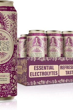 Corpse Reviver Prickly Pear Electrolyte Hydration Drink 12-Can