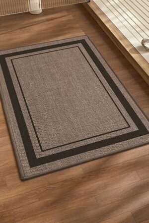 chakme Bathroom Rugs Mat 24x17, Ultra Thin Non Slip Bath Mat Small Quick Dry Absorbent Bath Mat for Bathroom Floor, (Dark Beige, 24"x17")