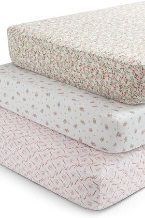 Delta Children Fitted Crib Sheets for Girls and Boys
