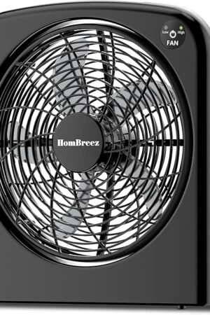 10" Desk Fan, Battery & USB-C Powered, 2 Cooling Speeds Table Fan With 90° Adjustable Tilt, 388ft³/Min Powerful Airflow, Portable Desktop Fan for Home, Office, Kitchen, Travel, Black