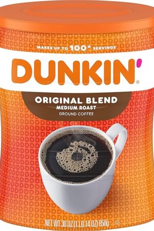 Dunkin' Original Blend Medium Roast Ground Coffee, 30 Ounce
