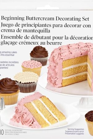 Wilton Beginning Buttercream Decorating Set, 20-Piece Cake Decorating Kit