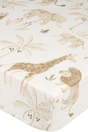 Crane Baby Safari Animal Fitted Crib Sheets Crib Sheet