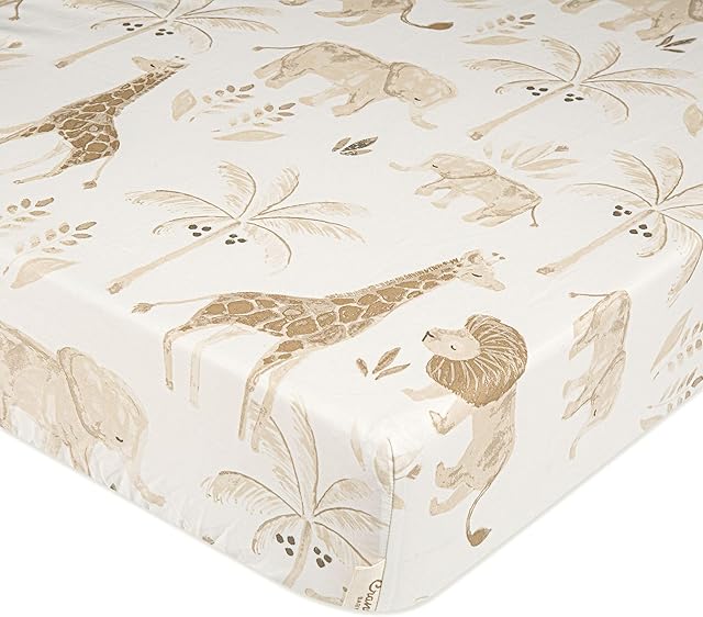 Crane Baby Safari Animal Fitted Crib Sheets Crib Sheet