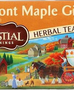 Celestial Seasonings Vermont Maple Ginger Tea, Single Box, 1pack