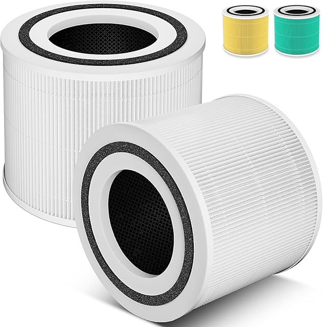 2 Pack HEPA 14 Replacement Filter Fit For 240 Air Purifier, For HEPA 14 Air Purifier Filter Replacement with Activated Carbon, 3-in-1 True HEPA 240 HP-14