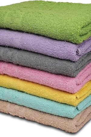 ZUPERIA 7-Pack Bath Towels 30" x 54" 100% Cotton