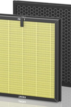 AP303 AP304 Replacement Filters, Compatible with DAYETTE AP303/304 Air Purifier, and for FRESHDEW AP303 / AP304 Purifier, HEPA Filter with 3 Stage Filtration, 2 Pack (Pet Filter)