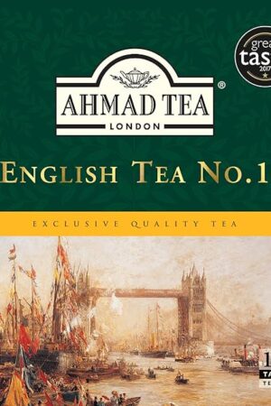 Ahmad Tea English Tea No.1 Tagged Teabags, 100 Count,3922-1