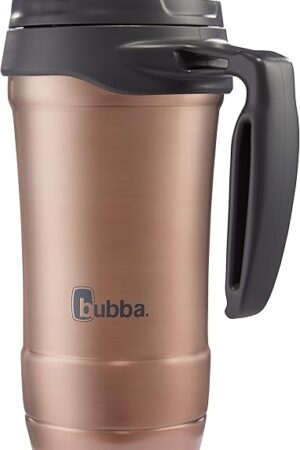 Bubba Hero Stainless Steel Travel Mug with Handle, 18 oz., Rose Gold