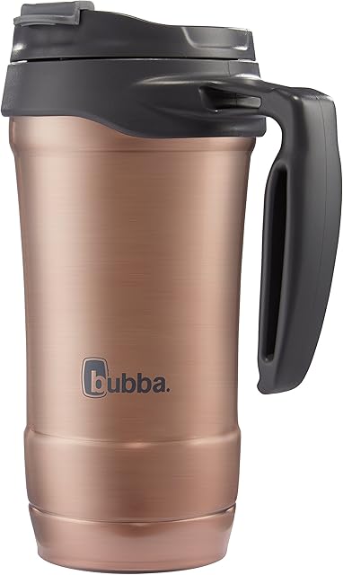Bubba Hero Stainless Steel Travel Mug with Handle, 18 oz., Rose Gold