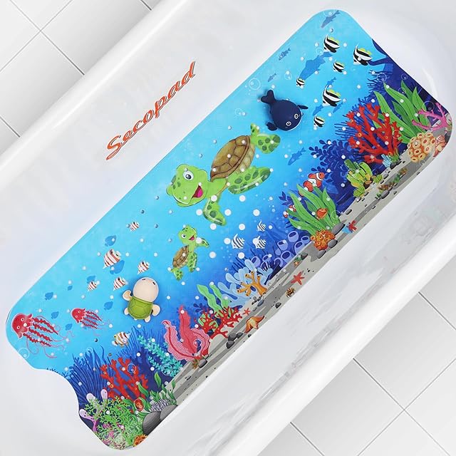 Baby Bath Mat 40In X 16In Turtles