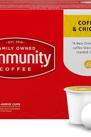 Community Coffee & Chicory 36 Count Coffee Pods, Compatible with Keurig 2.0 K-Cup Brewers, 36 Count (Pack of 1)