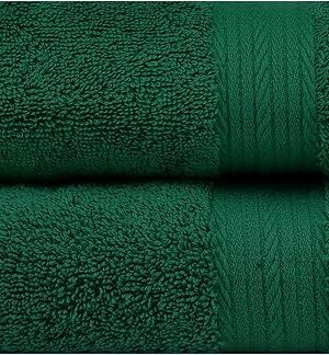 Ample Decor Hand Towels 18 X 28 Inch 100% Cotton 2 Pcs