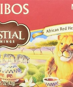 Celestial Seasonings Madagascar Vanilla Rooibos African Red Herbal Tea, 20 ct