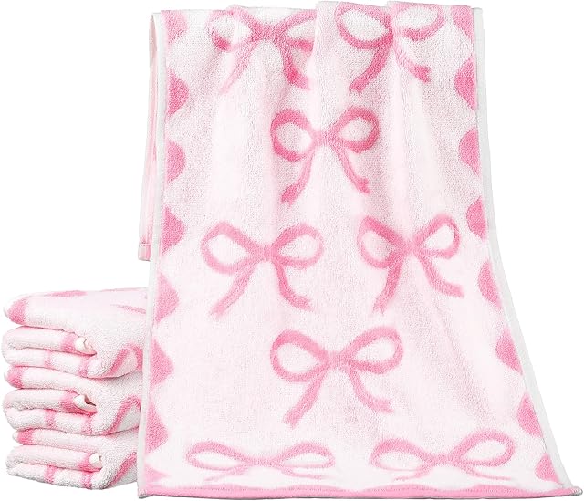 4 Pcs Hand Towels Face Towel Facecloth 13 x 29'' 100% Cotton