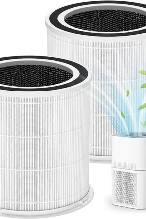 2 Pack AP301 Replacement Filter, Only Compatible with Dayette AP301 AP302 and JOWSET AP301 AP302 Air Purifier, Efficient Air Filter, NOT FOR AP303 AP304 AP401 AP402 AP403 AP404 Air Purifiers