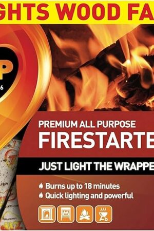 100537048 All Purpose Firestarter Cubes 16 Count, White Label