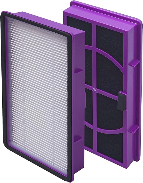 A/D/H Replacement Filter Compatible with 3M Filtrete FAP-TT-ADH, Compare to Honeywell HPA060 BWM, 2-in-1 Filtration with Activated Carbon Filter, 2 Count
