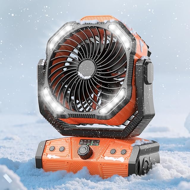8" Portable Rechargeable Fan Camping Fan