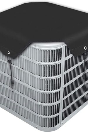 Winter Air Conditioner Covers for Outside Units, Waterproof Central Cover Sturdy Covers Ac Defender, Heavy Duty Top Ac Cover for Outdoor