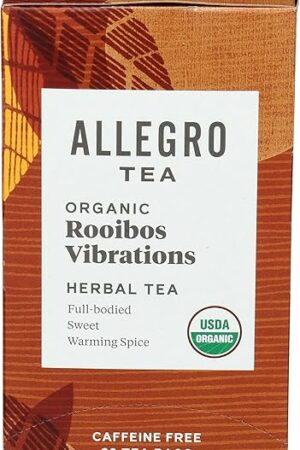 Allegro Tea, Organic Rooibos Vibrations Tea Bags, 20 ct