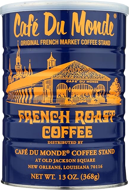 Cafe Du Monde French Roast Dark Coffee, 13 Ounce