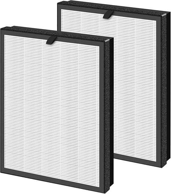 APPLIANCEMATES 400 Replacement Filter for Puroair 400 Air Purifier, 3-in-1 HEPA 14 Filter with Activated Carbon Filter, 2 Pack