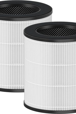2 Packs A2 Premium Replacement Filter for Vewior A2 ClearAir-A2, Ameifu GDAP1W / GDAP1USW / Vi-GDAP1USW and Tailulu HQZZ-160 Purifier