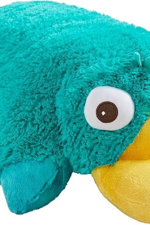 Disney Perry the Platypus Pillow Pet - 16" Authentic Perry, Folding Plush Stuffed Animal Toy
