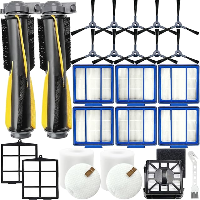 26 pack Replacement Part Accessories for Shark IQ RV101AE Shark AV911S EZ RV1000 RV1001 AV970 AV993 RV912S RV913S AV1002AE Robot Vacuum Cleaner,shark rv1001ae replacement parts