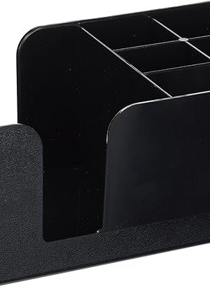 Winco BC-6 Bar Caddy with 6 Compartments,Black,Medium
